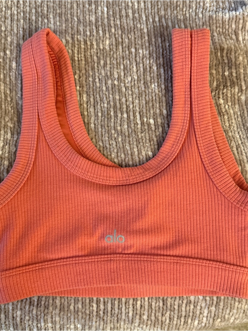 Alo ribbed wellness bra